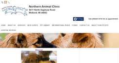 Desktop Screenshot of northernanimalclinic.com